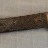Daga kindzal. Origen Georgia. Años 80. Empuñadura tallada.