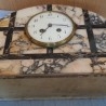 Reloj de chimenea en mármol. Magnífico reloj. Años 60-70.