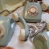 Teléfono de mesa. 3 unidades. Años 70. Origen español.