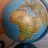 Globo terráqueo. Bola del mundo de los años 80. Preciosa pieza.