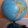 Globo terráqueo. Bola del mundo de los años 80. Preciosa pieza.