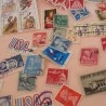Sellos circulados. Colección sellos americanos de diferentes años.