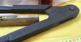 Herramientas de carpintería. Conjunto viejas herramientas de carpintero.