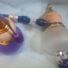 Tocador. Conjunto de frascos perfumeros. Años 80.