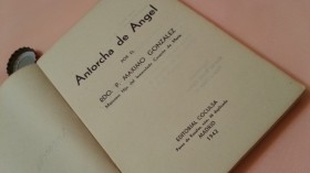 Libro religioso. Antorcha de Ángel. Año 1942.