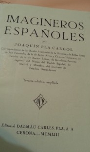 Libro. Imagineros Españoles. Año 1942