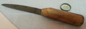 Cuchillo antiguo de monte. Rústico. Objeto de colección