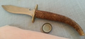 Cuchillo de Monte. Artesanal. Objeto de colección