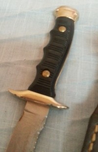 Cuchillo de monte. Marca MM. Objeto de colección