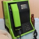 Teléfono. Estilo cabina telefónica de viejo bar. Años 90