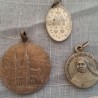 Medallas religiosas viejitas. 3 Unidades.