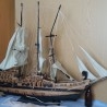 Barco. Maqueta galeón en madera. Impresionante tamaño.