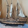 Barco. Maqueta galeón en madera. Impresionante tamaño.