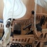 Barco. Maqueta galeón en madera. Impresionante tamaño.