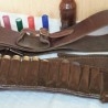 Canana completa y Cinturón de caza y varios cartuchos falsos para atrezzo o decoración.