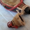 Bota de vino. Pellejo en piel. Fabricada en España.