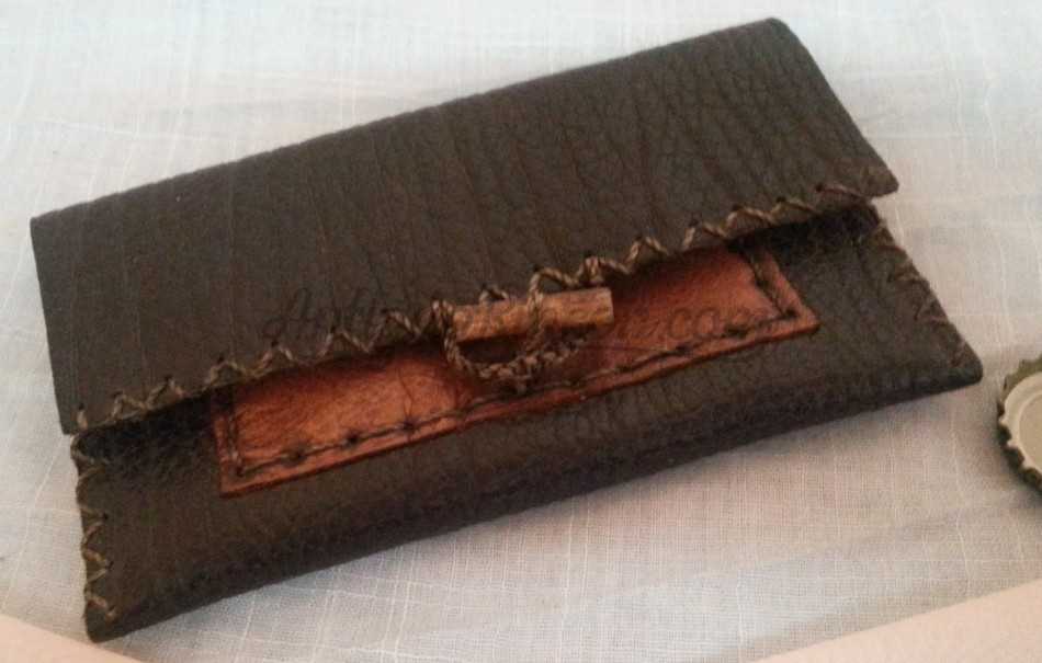 Pitillera. Bolsa para tabaco de liar. Artesanal.