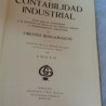 Libro antiguo. Tratado de Contabilidad Industrial. Año 1927.