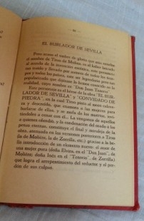 Libro antiguo. Tirso de Molina. Año 1936.