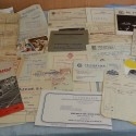 Documentos antiguos. Legajos para decoración a atrezzo.