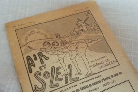 Revista francesa antigua. A´R EL SOLEIL. Año 1935
