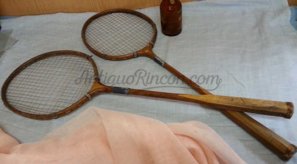 Raquetas de bádminton. Años 40. Muy buen estado Raquetas de bádminton. Años 40. Muy buen estado