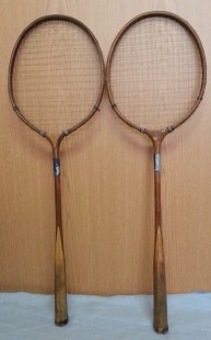 Raquetas de bádminton. Años 40. Muy buen estado