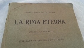 Libro antiguo. LA RIMA ETERNA. Año 1910.