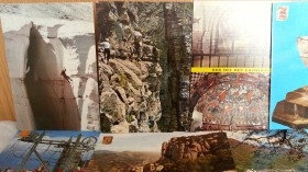 Postales viejas. Cantidad y variedad de postales.