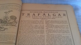 Episodios Nacionales por Benito Pérez Galdós. TRAFALGAR. Año 1928.