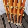Muletas antiguas en madera. Años 60. Gran cantidad de muletas para alquilar o vender.