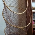 Nasa de pesca. Aros en madera.