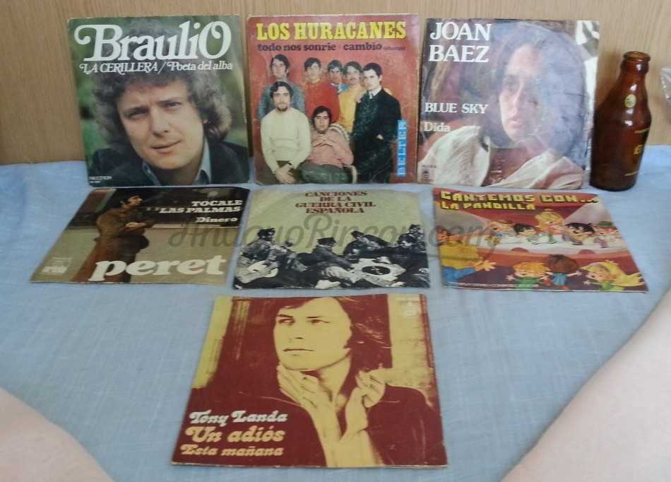 Discos Singles Música POP. Colección de 7 discos. Discos Singles Música POP. Colección de 7 discos.