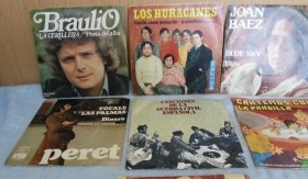 Discos Singles Música POP. Colección de 7 discos.