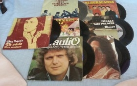 Discos Singles Música POP. Colección de 7 discos.