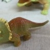 Dinosaurios de juguete. Fabricados en plástico y goma.