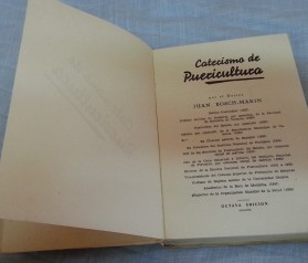 Libro. Catecismo de Puericultura. Año 1956.