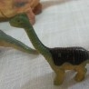 Dinosaurios de juguete. Fabricados en plástico y goma.