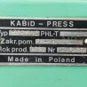 Prensa manométrica vintage. Kabid Press. Enorme herramienta.