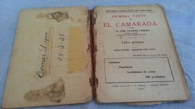 Libro escolar EL CAMARADA. Año 1934.