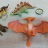 Dinosaurios de juguete. Fabricados en plástico y goma.