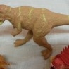 Dinosaurios de juguete. Fabricados en plástico y goma.