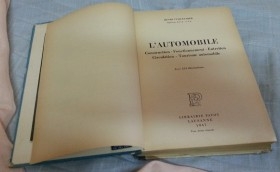 Libro antiguo. L´AUTOMOBILE. Año 1947. Edición en Francés.