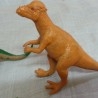 Dinosaurios de juguete. Fabricados en plástico y goma.