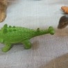 Dinosaurios de juguete. Fabricados en plástico y goma.