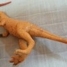 Dinosaurios de juguete. Fabricados en plástico y goma.