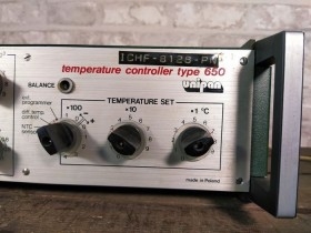 Indicador temperatura. Aparato vintage. UNIPAN Scientific Instruments