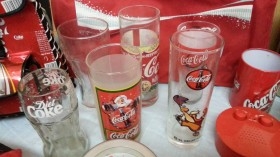 COCA-COLA. Colección de 19 objetos diferentes.