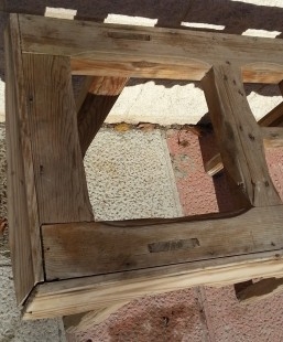 Cantarera en madera para pintar y decorar.