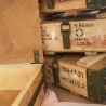 Cajas de madera. Militares de munición. Fuertes y pesadas. 4 unidades.